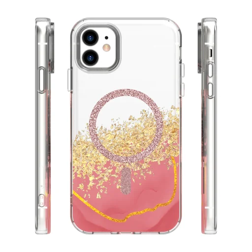 iPhone 11 ružové epoxidové Mag puzdro - 2