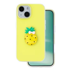 Žlté puzdro 2 v 1 na iPhone 13 Ovocie