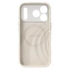 Liavec Silk Shield puzdro s kovovým rámom kamery pre iPhone 17 Pro Max béžové thumbnail