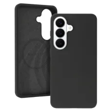 Liavec Silky Case s kovovým rámom fotoaparátu pre Samsung Galaxy S26 čierne