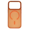 Liavec Cloudy Case s kovovým rámčekom fotoaparátu pre iPhone 17 Pro Max oranžový kryt (tlačidlo ovládania fotoaparátu) thumbnail