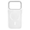 Liavec Cloudy puzdro s kovovým rámčekom fotoaparátu pre iPhone 17 Pro biele (tlačidlo ovládania fotoaparátu) thumbnail