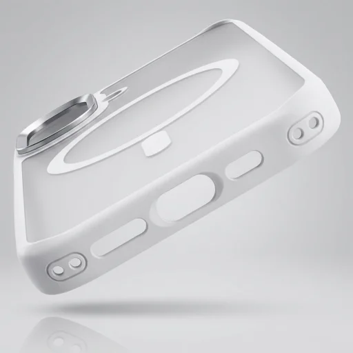 Liavec Cloudy kryt s kovovým rámčekom fotoaparátu pre iPhone 17 biely (tlačidlo ovládania fotoaparátu) - 5