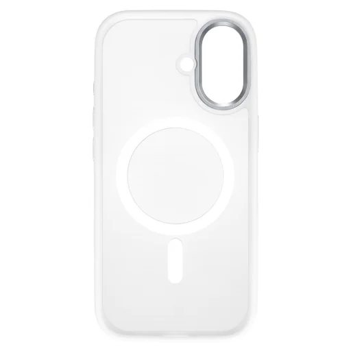 Liavec Cloudy kryt s kovovým rámčekom fotoaparátu pre iPhone 17 biely (tlačidlo ovládania fotoaparátu) - 4