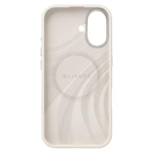 Liavec hodvábny kryt s kovovým rámom fotoaparátu iPhone 17 béžový kryt - 4