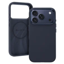 Liavec Silky puzdro s kovovým rámom kamery pre iPhone 17 Pro námornícka modrá