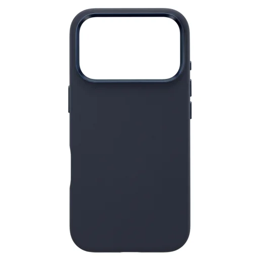 Liavec Silky kryt s kovovým rámom fotoaparátu na iPhone 17 Pro Max tmavomodrý - 3