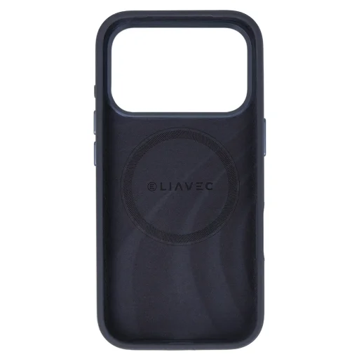 Liavec Silky kryt s kovovým rámom fotoaparátu na iPhone 17 Pro Max tmavomodrý - 4