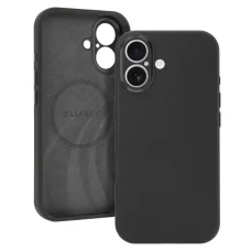 Liavec Silk Shield puzdro s kovovým rámom fotoaparátu pre iPhone 17 čierne puzdro