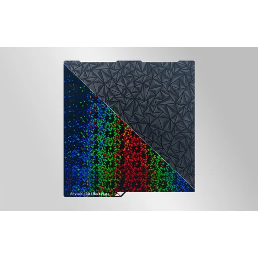 Anycubic Kobra 3 / 3 Combo / 3 V2 / 3 V2 Combo obojstranná tlačová podložka s 3D efektom (povrch osemuholník + kosoštvorec) - 3