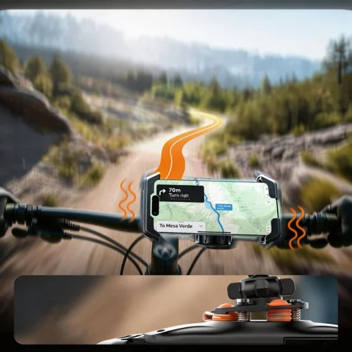 Univerzálny držiak na bicykel a motorku Tech-Protect V6 čierny - 7