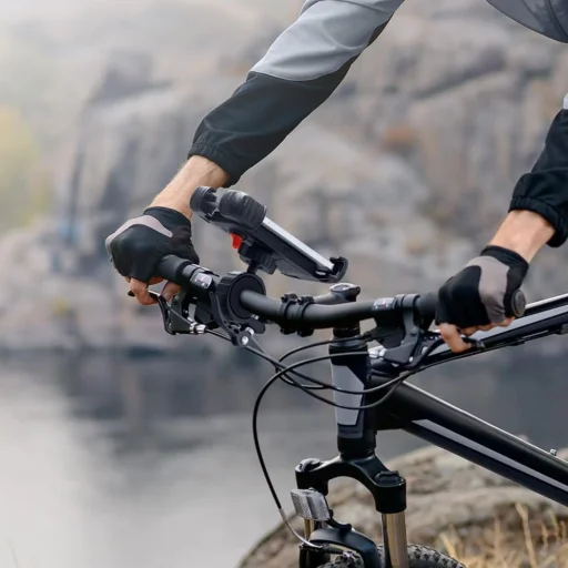 Univerzálny držiak Tech-Protect V7 na bicykel a motocykel čierny - 7