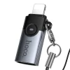 Hoco UA46A OTG Lightning - USB-C adaptér 2A sivý thumbnail