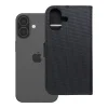  iPhone 17 Fekete technikai szövet 4 kártyás RFID könyvtok Lopásgátló tok thumbnail