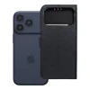 iPhone 17 Pro Max knižkové puzdro proti krádeži na 4 karty RFID čierne z technickej tkaniny thumbnail