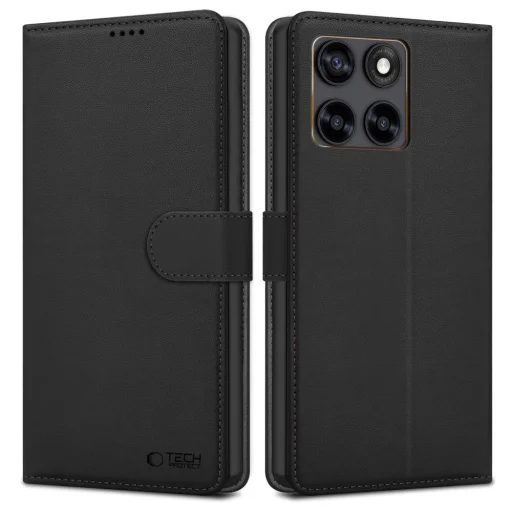 Motorola Edge 70 Fusion / Fusion+ Plus 5G Tech-Protect Wallet čierne puzdro - 1