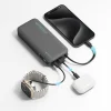 Cuktech CUKP200NGLLG 55W 20000mAh Powerbanka so zabudovaným USB-C káblom - biela thumbnail