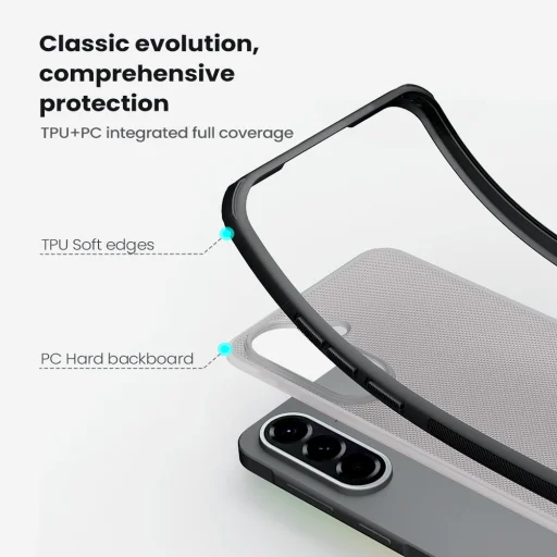 Nillkin Super Frosted PRO puzdro pre Samsung Galaxy A57 transparentná čierna - 3