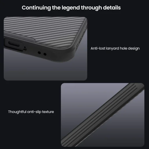 Nillkin CamShield PRO pevné puzdro pre Samsung Galaxy A57 Transparent Black - 6