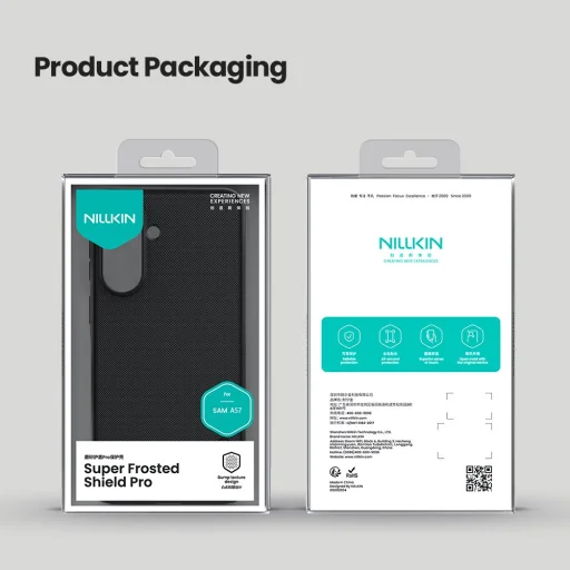 Nillkin Super Frosted PRO zadný kryt Samsung Galaxy A57 Black puzdro - 7