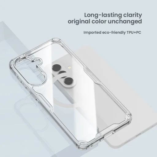 Nillkin Nature TPU PRO magnetické puzdro pre Samsung Galaxy A57 priehľadné - 7