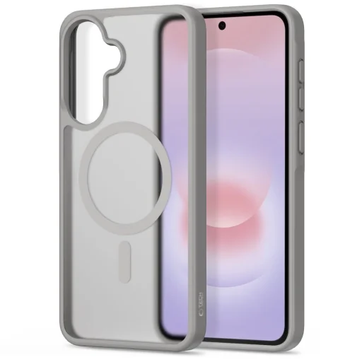 Samsung Galaxy A57 5G Tech-Protect Magmat MagSafe matné sivé puzdro - 2