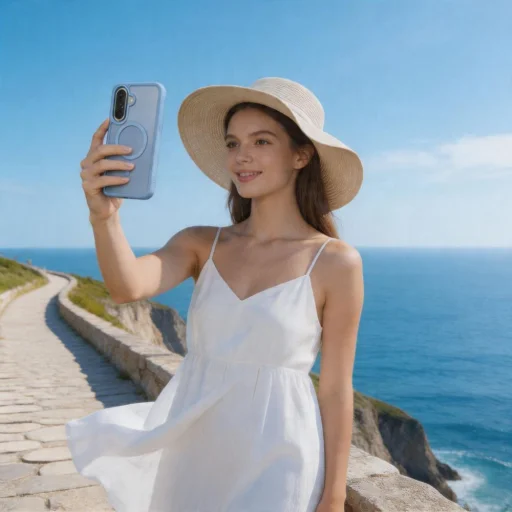 Samsung Galaxy A57 5G Tech-Protect Magmat MagSafe matné ľadovo modré puzdro - 8