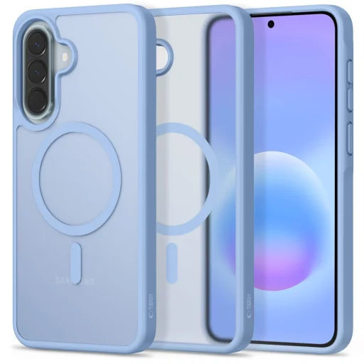 Samsung Galaxy A57 5G Tech-Protect Magmat MagSafe matné ľadovo modré puzdro - 1