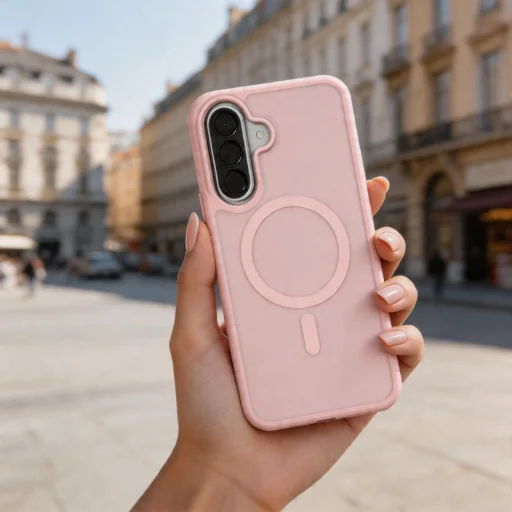 Samsung Galaxy A37 5G Tech-Protect Magmat MagSafe matné ružové puzdro - 4