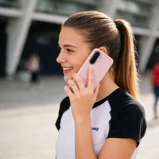 Samsung Galaxy A37 5G Tech-Protect Magmat MagSafe matné ružové puzdro - 6