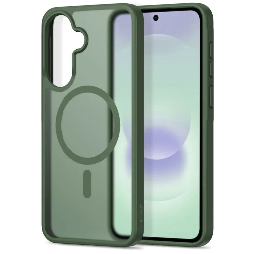 Samsung Galaxy A37 5G Tech-Protect Magmat MagSafe matné zelené puzdro - 2