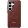 Samsung Galaxy S26 Ultra Carbon Magnet červené puzdro thumbnail