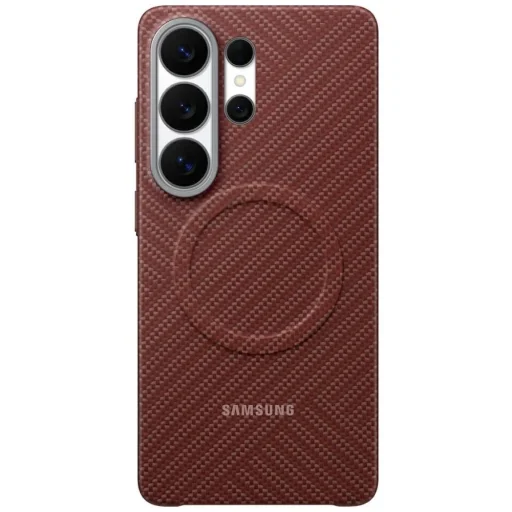 Samsung Galaxy S26 Ultra Carbon Magnet červené puzdro - 1