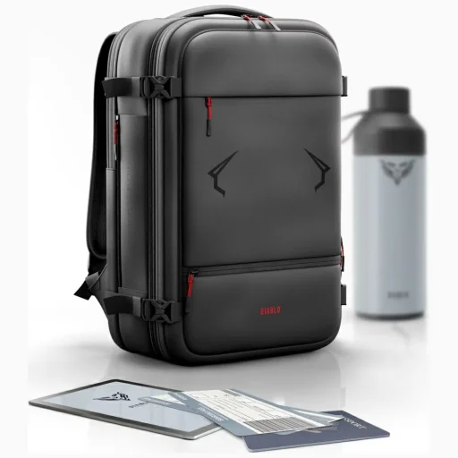 Multifunkčný vákuový batoh Diablo Chairs Backpack Air čierny - 4