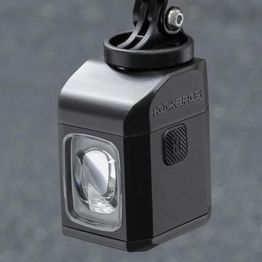Rockbros M8 1600lm predné svetlo na bicykel s diaľkovým ovládaním 10m nabíjateľné 4000 mAh - čierne - 4
