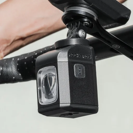 Rockbros M8 1600lm predné svetlo na bicykel s diaľkovým ovládaním 10m nabíjateľné 4000 mAh - čierne - 8