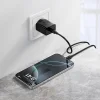 Hoco USB-C QC PD 25W sieťová nabíjačka + kábel USB-C – USB-C N76 čierna thumbnail