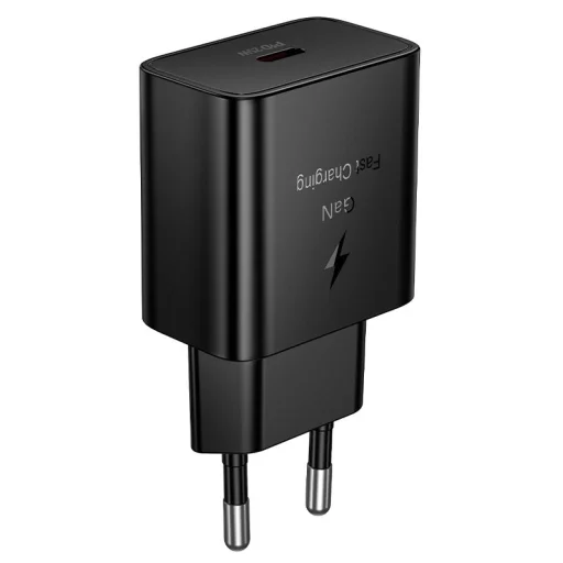 Hoco USB-C QC PD 25W N76 sieťový nabíjací adaptér čierny - 3