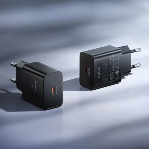 Hoco USB-C QC PD 25W N76 sieťový nabíjací adaptér čierny - 8