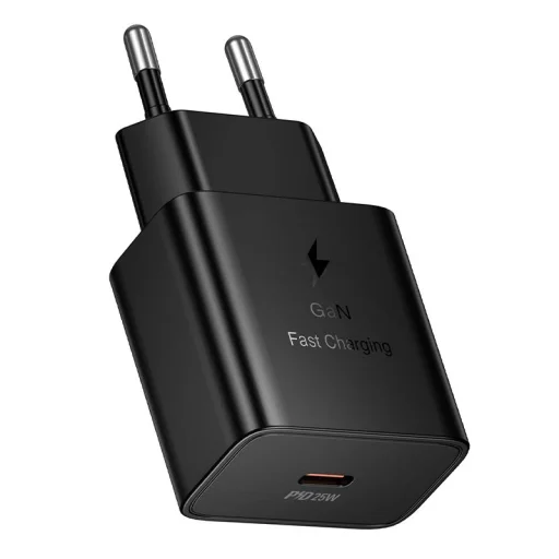 Hoco USB-C QC PD 25W N76 sieťový nabíjací adaptér čierny - 1