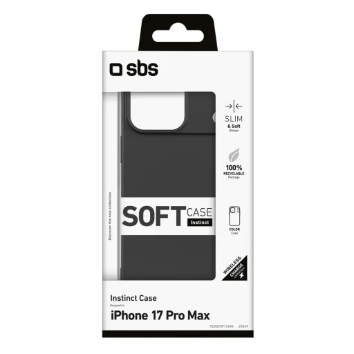 SBS Instinct puzdro pre iPhone 17 Pro Max - čierne - 2