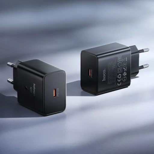 Hoco USB-C QC PD 45W N77 sieťový nabíjací adaptér čierny - 8