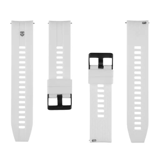 Tactical rýchloupínací silikónový remienok 24mm biely - 3