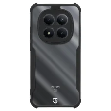 Tactical Quantum Stealth flipové puzdro pre Xiaomi Redmi Note 15 Pro+ 5G/Poco M8 Pro priehľadné/čierne puzdro