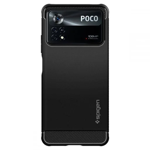 Xiaomi Poco X4 Pro 5G Spigen Rugged Armor fekete tok - 2