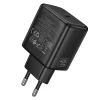 Hoco N83 USB-C PD AVS GaN sieťový nabíjací adaptér 40W / max. 60W čierny thumbnail