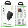 Hoco N83 USB-C PD AVS GaN sieťový nabíjací adaptér 40W / max. 60W čierny thumbnail