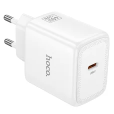 GaN nabíjačka na telefón Hoco USB C PD AVS 40W max 60W N83 biela