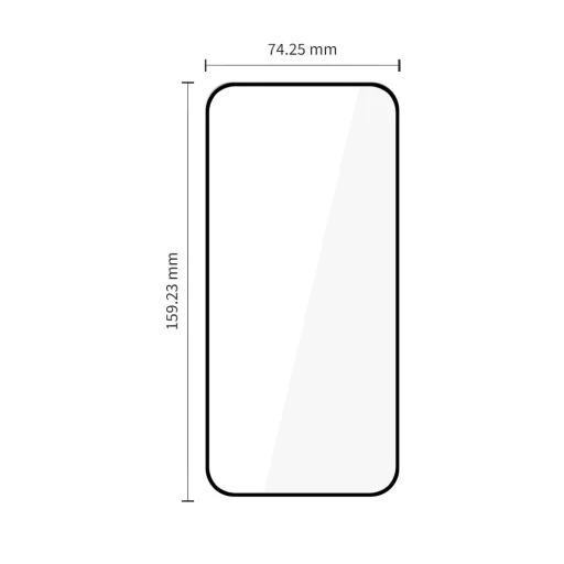 Motorola Moto G67 / G77 Tech-Protect Glass Fit+ 2 kusy čierne tvrdené sklo - 2