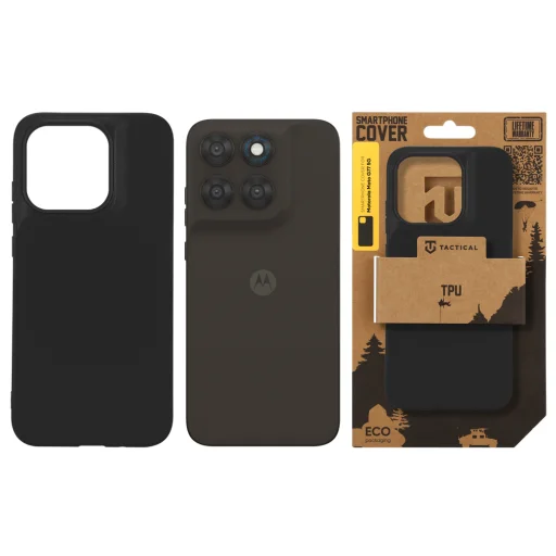 Tactical TPU puzdro pre Motorola Moto G77 5G čierne - 3